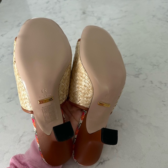 Gucci Mabel raffia slide sandals - Picture 8 of 9